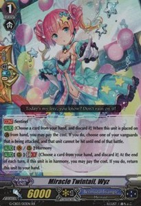 Miracle Twintail, Wyz [G Format] (V.1 - Double Rare) - Blessing of Divas