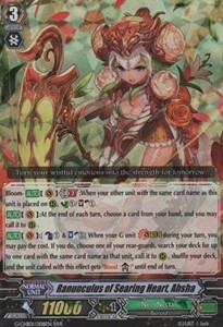 Ranunculus of Searing Heart, Ahsha [G Format] (V.2 - Triple Rare) - TRY3 NEXT