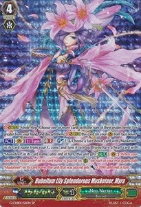 Rubellum Lily Splendorous Musketeer, Myra [G Format] (V.1 - Special Parallel) - TRY3 NEXT