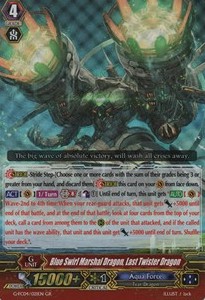 Blue Swirl Marshal Dragon, Last Twister Dragon [G Format] - Fighters Collection 2017