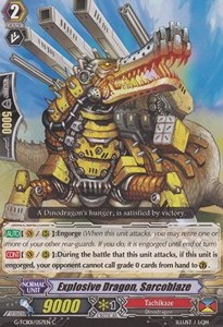 Explosive Dragon, Sarcoblaze [G Format] - The RECKLESS RAMPAGE