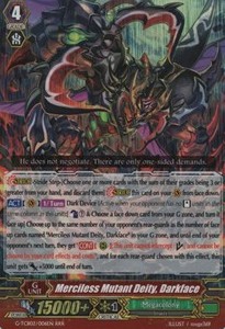 Merciless Mutant Deity, Darkface [G Format] (V.2 - Triple Rare) - The GENIUS STRATEGY