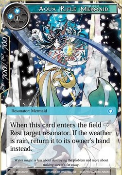 Aqua Rifle Mermaid - Starter Deck: Below the Waves