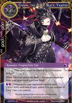 Grimm, the Pitch Black Vampire - Starter Deck: Children of the Night