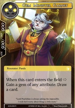 Gem Minister Garnet - Ancient Nights