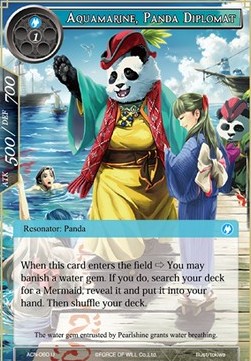 Aquamarine, Panda Diplomat - Ancient Nights