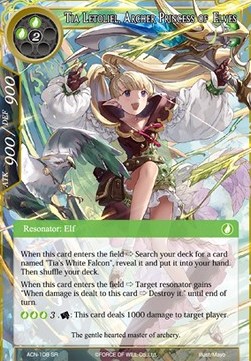 Tia Letoliel, Archer Princess of Elves - Ancient Nights