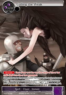 Culling the Weak - Promos