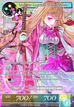 Alice, the Guardian of Dimensions (V.2 - Fixed) - Ruler League Promos