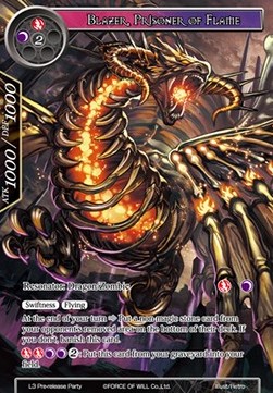 Blazer, Prisoner of Flame - Prerelease Promos