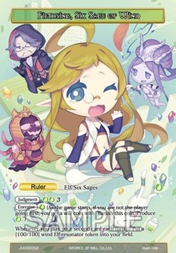 Fiethsing, Six Sage of Wind // Fiethsing, Master Magus of Holy Wind - Judge Promos