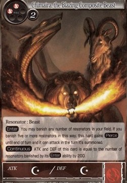 Chimaira, the Blazing Composite Beast - Promos
