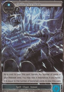 Chilling Ice Blade - Promos