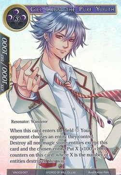 Gill Lapis, the Pure Youth (V.2 - Super Rare) - Vingolf Series: Ruler All Stars