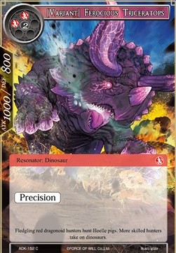 [Variant] Ferocious Triceratops - Advent of the Demon King