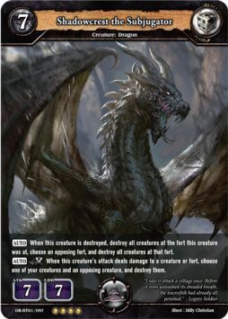 Shadowcrest the Subjugator - Rally to War