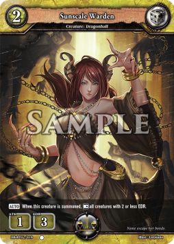 Sunscale Warden - Oath of Blood