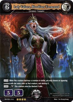 Lady Valistra, Bloodlines Tormented - Trial Deck: Shadow Legion