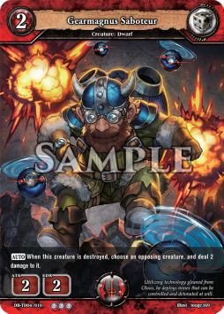 Gearmagnus Sabateur - Trial Deck: Reaper's Gift