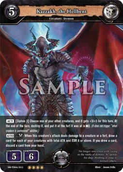 Kazzakh, the Hellbent - Trial Deck: Reaper's Gift