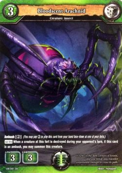 Bloodscent Arachnid - Demo Deck
