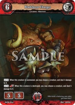 Bladehorn Charger - Promos