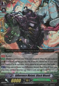Adherence Mutant, Black Weevil [G Format] (V.1 - Double Rare) - The AWAKENING ZOO