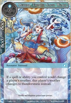 Mephina, Thunder Cloud Wizard - The Time Spinning Witch