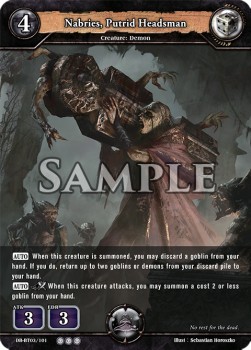 Nabries, Putrid Headsman - Gears of Apocalypse
