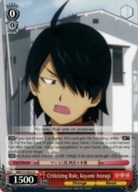 Criticizing Role, Koyomi Araragi - Bakemonogatari