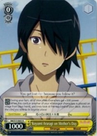 Koyomi Araragi on Mother's Day - Bakemonogatari