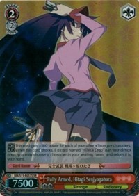 Fully Armed, Hitagi Senjyogahara (V.2 - Super Rare) - Bakemonogatari