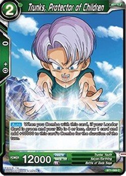 Trunks, Protector of Children (V.1 - Common) - Galactic Battle