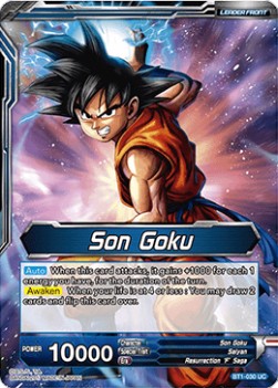 Son Goku // Super Saiyan Blue Son Goku (V.1 - Uncommon) - Galactic Battle