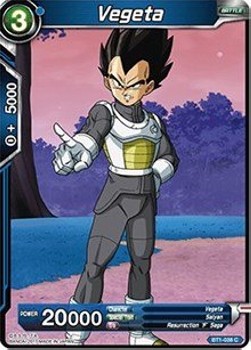 Vegeta (BT1-038) (V.1 - Common) - Galactic Battle