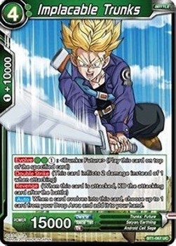 Implacable Trunks (V.1 - Uncommon) - Galactic Battle