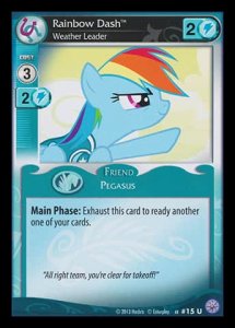 Rainbow Dash *Weather Leader* (V.1 - Uncommon) - Premiere