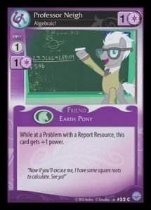 Professor Neigh *Algebraic!* (V.1 - Common) - Premiere