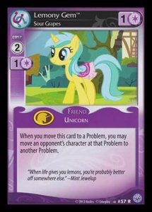 Lemony Gem *Sour Grapes* - Premiere