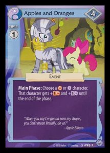 Apples and Oranges - Premiere
