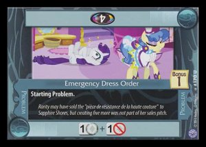 Emergency Dress Order - Premiere