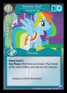 Rainbow Dash *Hanging Out* // Rainbow Dash *Hanging Out* (V.1 - Uncommon) - Canterlot Nights