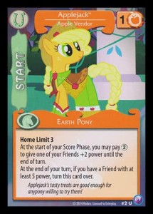 Applejack *Apple Vendor* // Applejack *Apple Vendor* (V.1 - Uncommon) - Canterlot Nights