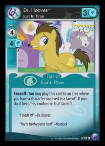 Dr. Hooves *Just In Time* (V.1 - Rare) - Canterlot Nights