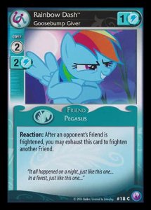 Rainbow Dash *Goosebump Giver* (V.1 - Common) - Canterlot Nights