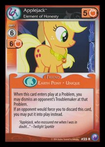 Applejack *Element of Honesty* (V.1 - Rare) - Canterlot Nights