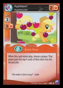 Applejack *Applebucker* (V.1 - Uncommon) - Canterlot Nights
