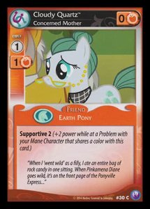 Cloudy Quartz *Concerned Mother* - Canterlot Nights