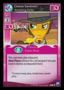 Cheese Sandwich *Wandering Partier* (V.1 - Rare) - Canterlot Nights