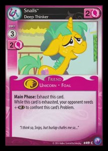 Snails *Deep Thinker* - Canterlot Nights